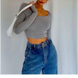 Lululemon NWT Align Ling Sleeve; heathered gray; sz 4